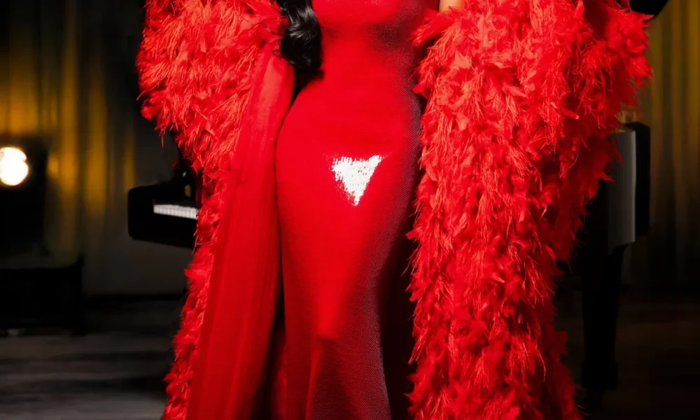 Wendy Osefo Sergio Hudson Collection Wendy Osefo Karen Huger Gizelle Bryant And More Bring Red Drama To The Real Housewives Of Potomac Season 10 Reunion