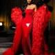 Wendy Osefo Sergio Hudson Collection Wendy Osefo Karen Huger Gizelle Bryant And More Bring Red Drama To The Real Housewives Of Potomac Season 10 Reunion