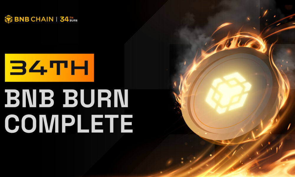 BNB Chain Kicks Off 2026 With Its 34th BNB Token Burn