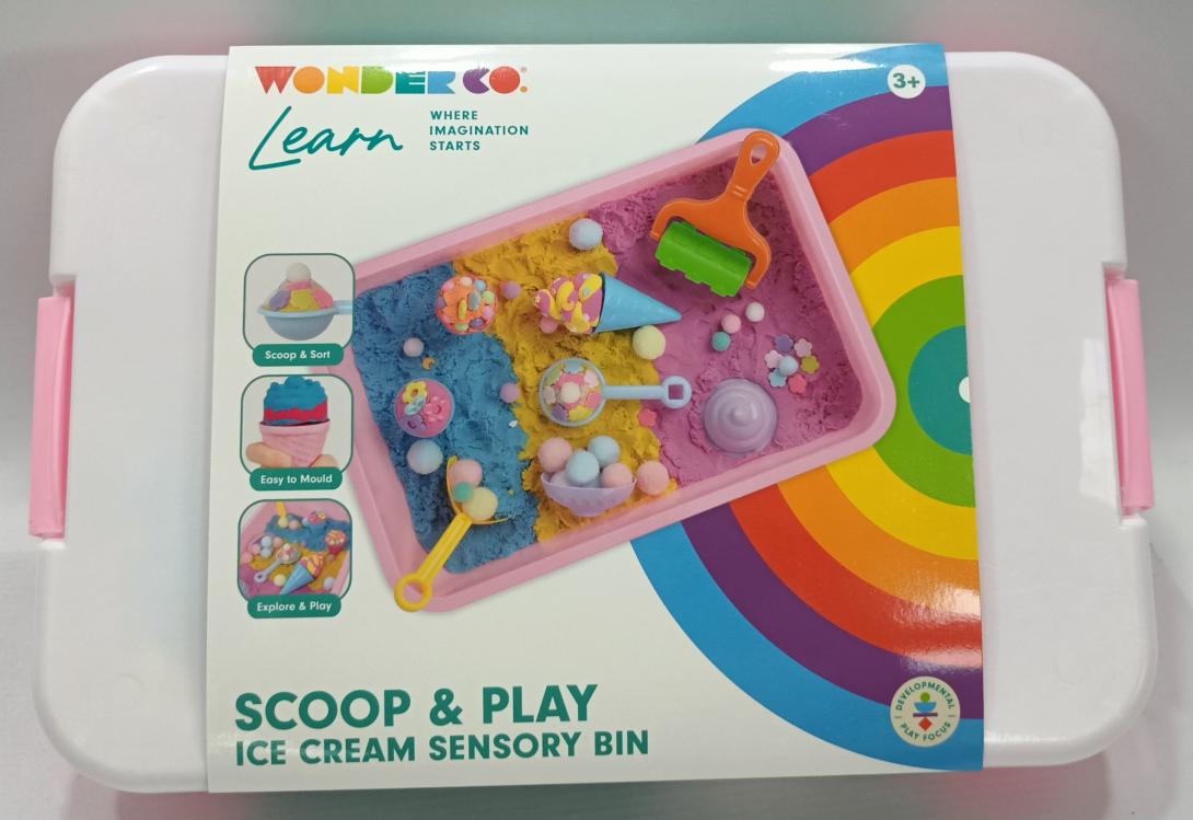 Wonder Co Scoop & Play Ice Cream Sensory Bin