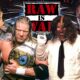 The Rock, Triple H, Mankind & Stone Cold with the RAW is WAR logo.