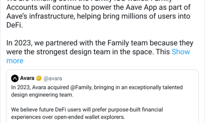 Aave Shutters Avara Brand and Family Crypto Wallet
