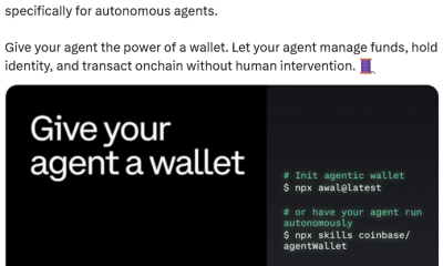 Coinbase Launches Crypto Wallets Purpose-Built For AI Agents