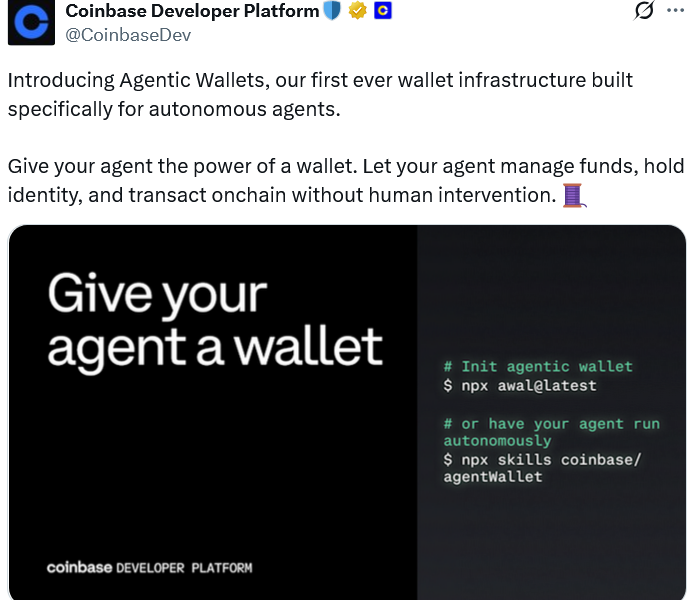 Coinbase Launches Crypto Wallets Purpose-Built For AI Agents