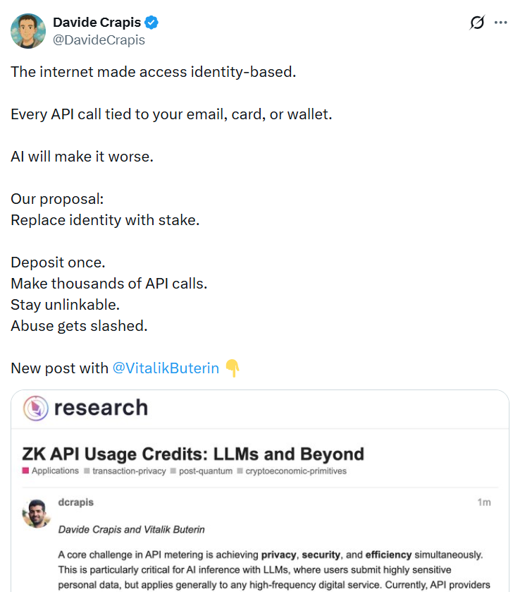 Ethereum Leaders Propose New System to Protect AI Privacy