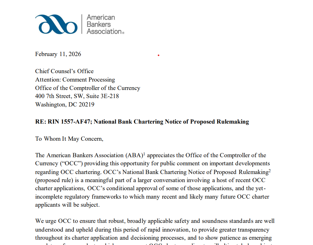 Bankers Urge OCC to Slow Crypto Trust Bank Charters