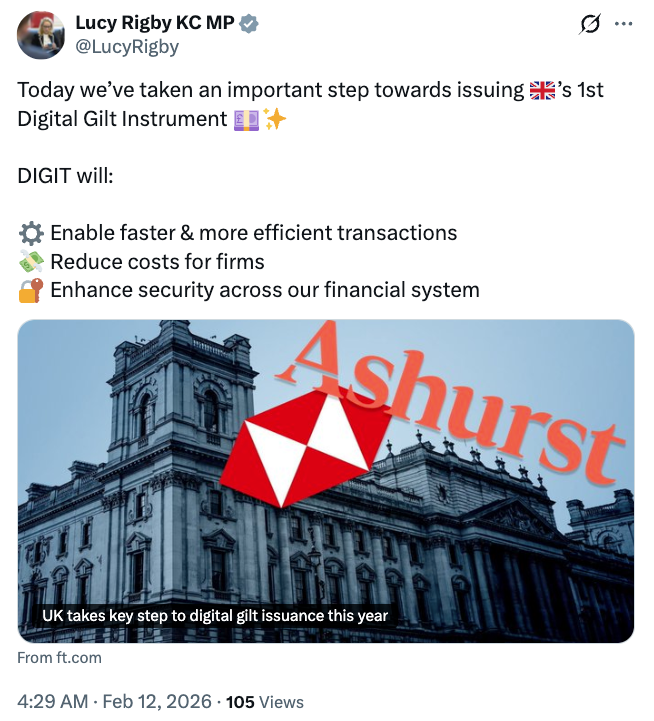 UK Launches Blockchain Digital Bond Pilot With HSBC Orion