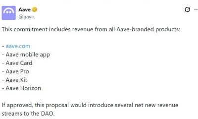 Aave Labs Seeks $50M Package in Revenue Shift Proposal