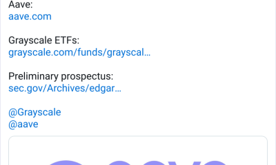 Grayscale Files With SEC to Convert Aave Trust Into ETF