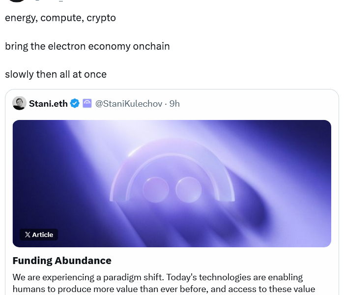 Aave Founder Wants DeFi to Tokenize $50T Abundance Assets