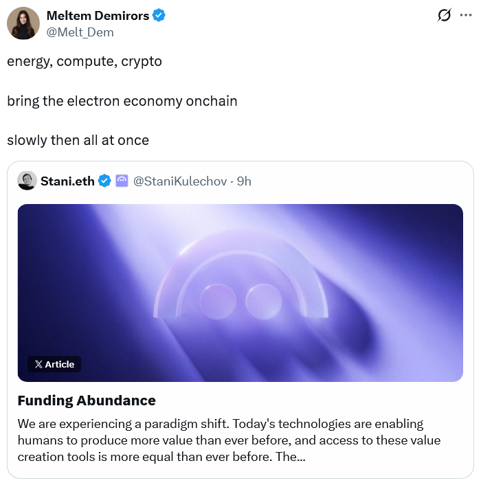 Aave Founder Wants DeFi to Tokenize $50T Abundance Assets