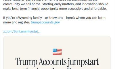 Kraken Will Sponsor Trump Accounts For All Wyoming Babies Born In 2026