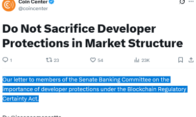 Senate Asked to Not Axe Crypto Developer Protection Bill
