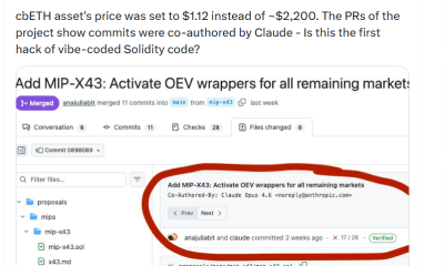 $1.78M ‘Vibe-Coded’ Oracle Bug Puts AI-Coauthored Contracts Under Scrutiny