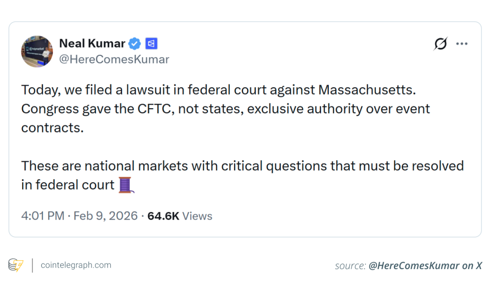 Polymarket’s Lawsuit Could Decide Who Regulates US Prediction Markets