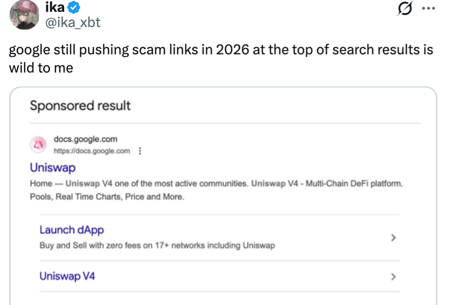 Uniswap Founder Slams Scam Crypto Ads After Victim 'Lost Everything'
