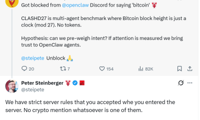 OpenClaw Bans Bitcoin and Crypto Mentions on Discord After Fake Token Scare