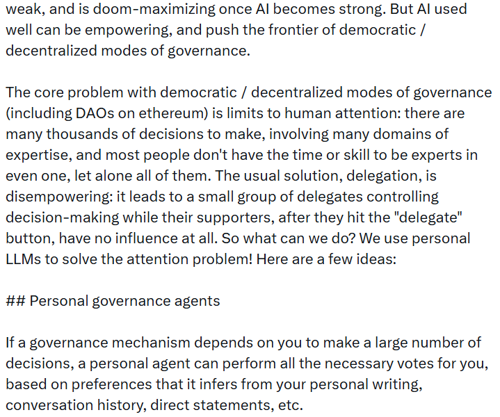 AI Assistants could Transform Governance: Buterin