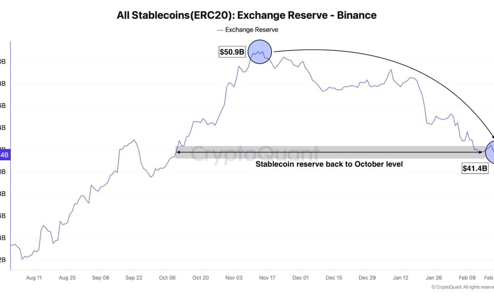 Falling Binance Stablecoin Reserves Signal Liquidity Crunch