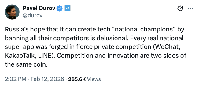 Russia Reportedly Investigates Telegram CEO Over Facilitating Terror