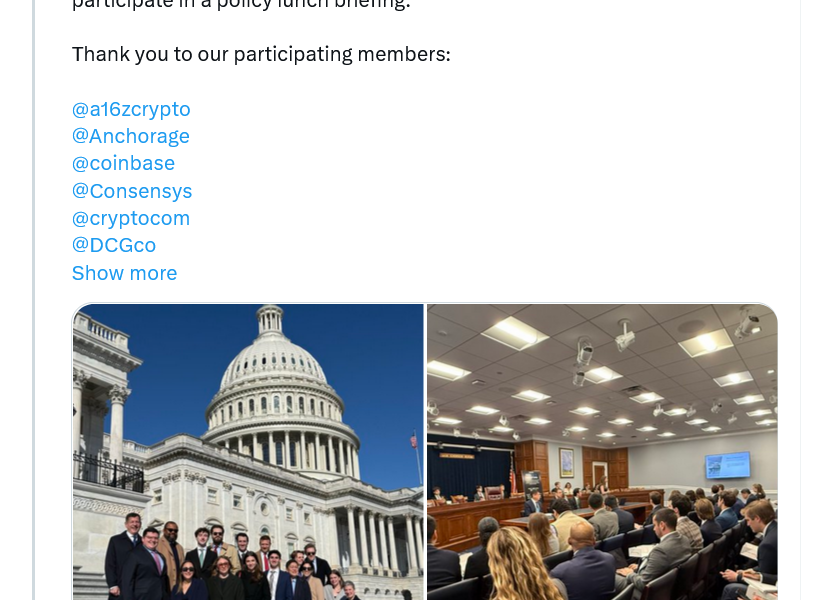 Blockchain Association Pitches Crypto Tax Plan to Congress