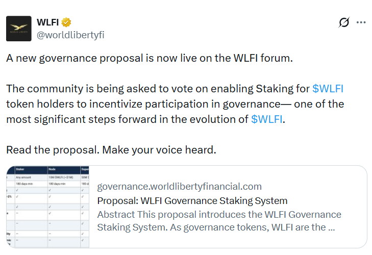 WLFI to Offer More Incentives for Token Holders Who Use USD1