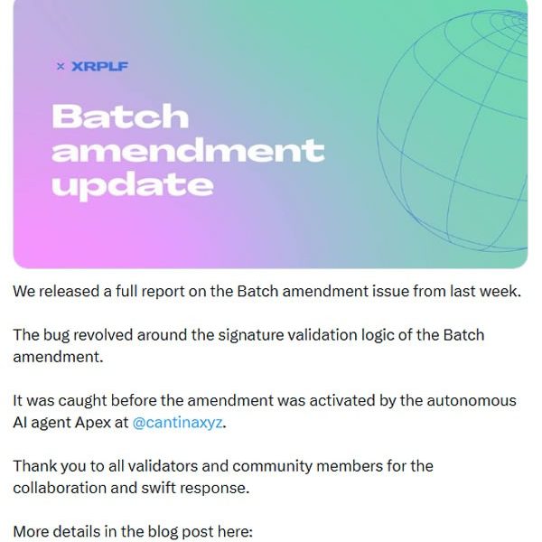 AI Tool Helps Avert Critical XRP Ledger Security Flaw