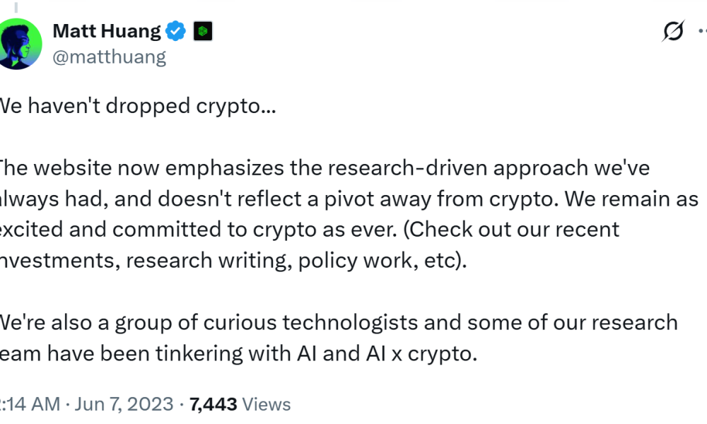 Paradigm Reportedly Expands into AI, Robotics with $1.5B fund