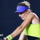 Katie Boulter plays a shot at the Merida Open