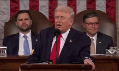 Pres. Trump addresses tariff ruling in front of Supreme Court justices