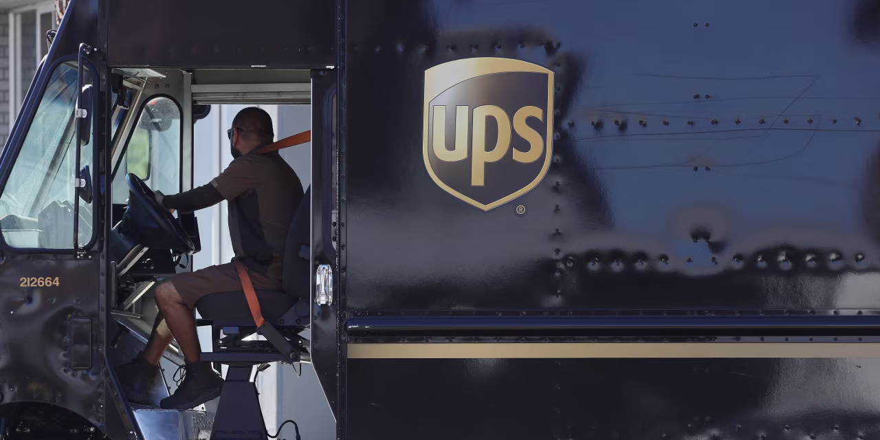 UPS Finance Chief Says Delivery Giant Is Hard at Work Right-Sizing