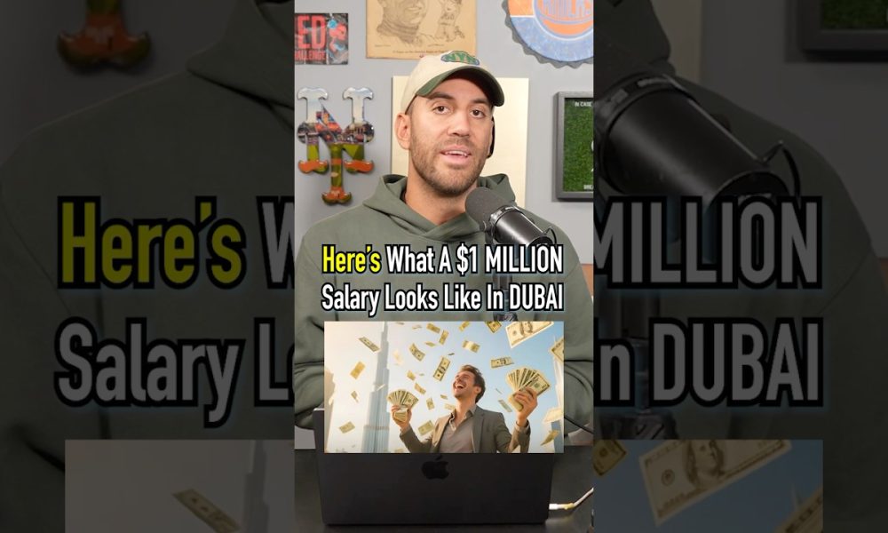 What A $1 Million Salary Look Like In Dubai?! #shorts #salary #money #dubai #million