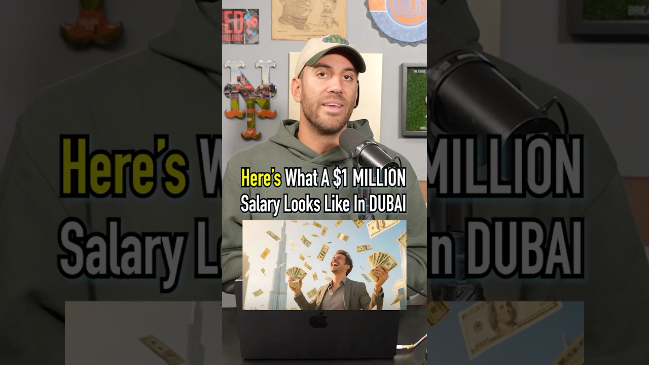 What A $1 Million Salary Look Like In Dubai?! #shorts #salary #money #dubai #million