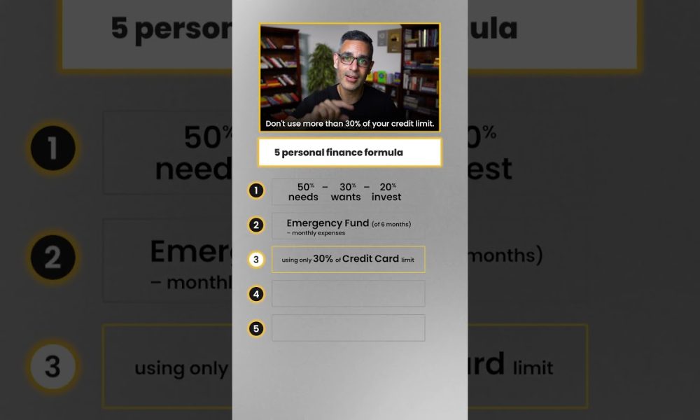 5 Important PERSONAL FINANCE RULES! | Ankur Warikoo #shorts