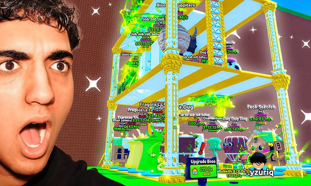 I Got The NEW MONEY BASE in Escape Tsunami For Brainrots!