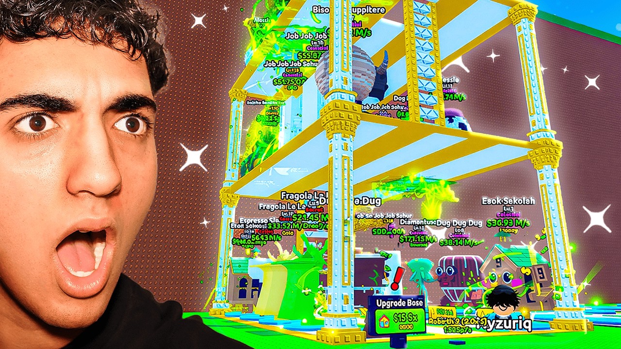 I Got The NEW MONEY BASE in Escape Tsunami For Brainrots!