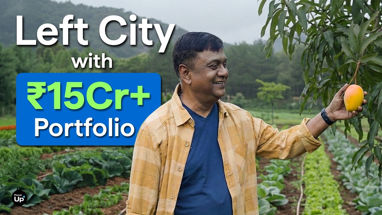 He Achieved Financial Freedom To Build a Farmland Near Bangalore.