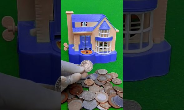 One rupee coin collect review Dog House & the kitchen bank box (SC-20) #coins #viralvideos #shorts