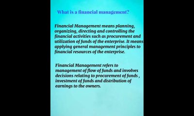 What Is Financial Management | Explain Financial Management | Meaning | Definition #bcom #commerce