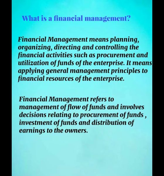 What Is Financial Management | Explain Financial Management | Meaning | Definition #bcom #commerce