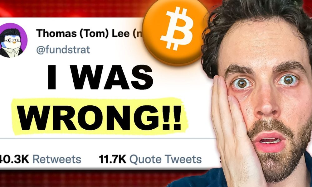 Tom Lee Reveals Actual Cause of Crypto Crash - "There Is A Bug In The Code"
