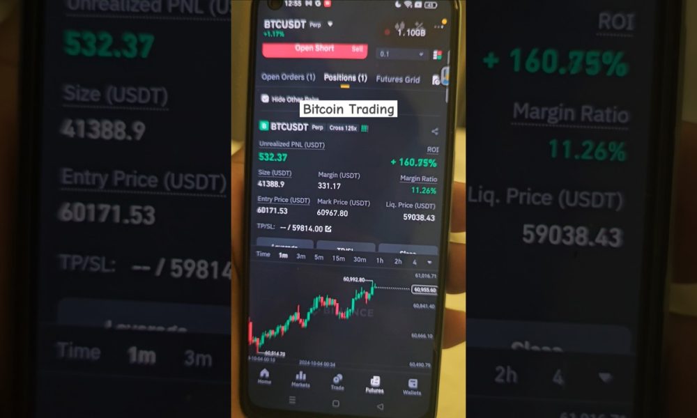 Bitcoin Trading Profit in Binance | #trading #cryptotrading #scalping