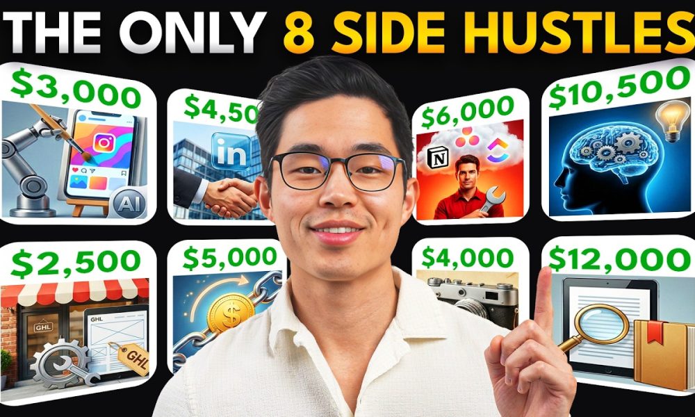 8 Best Side Hustles To Make A LOT of Money in 2026