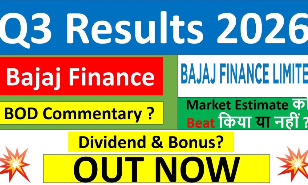 Bajaj Finance q3 results 2026 | Bajaj Finance results today | Bajaj Finance Share latest News today
