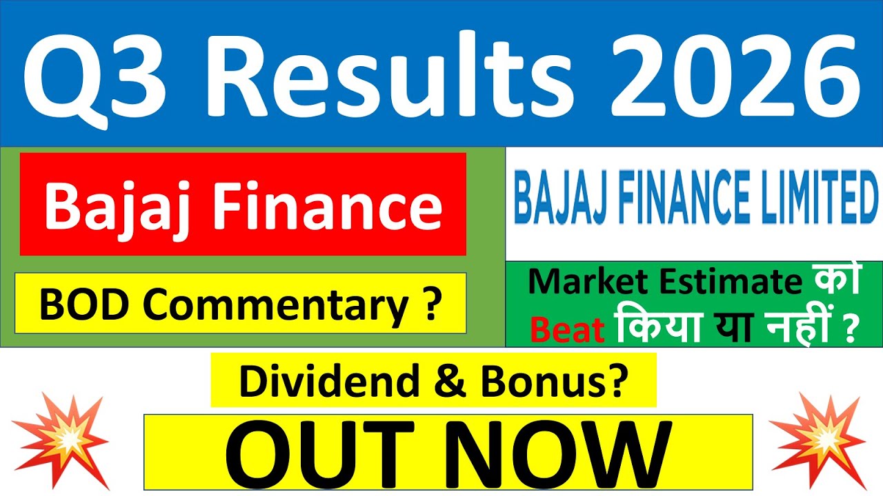 Bajaj Finance q3 results 2026 | Bajaj Finance results today | Bajaj Finance Share latest News today