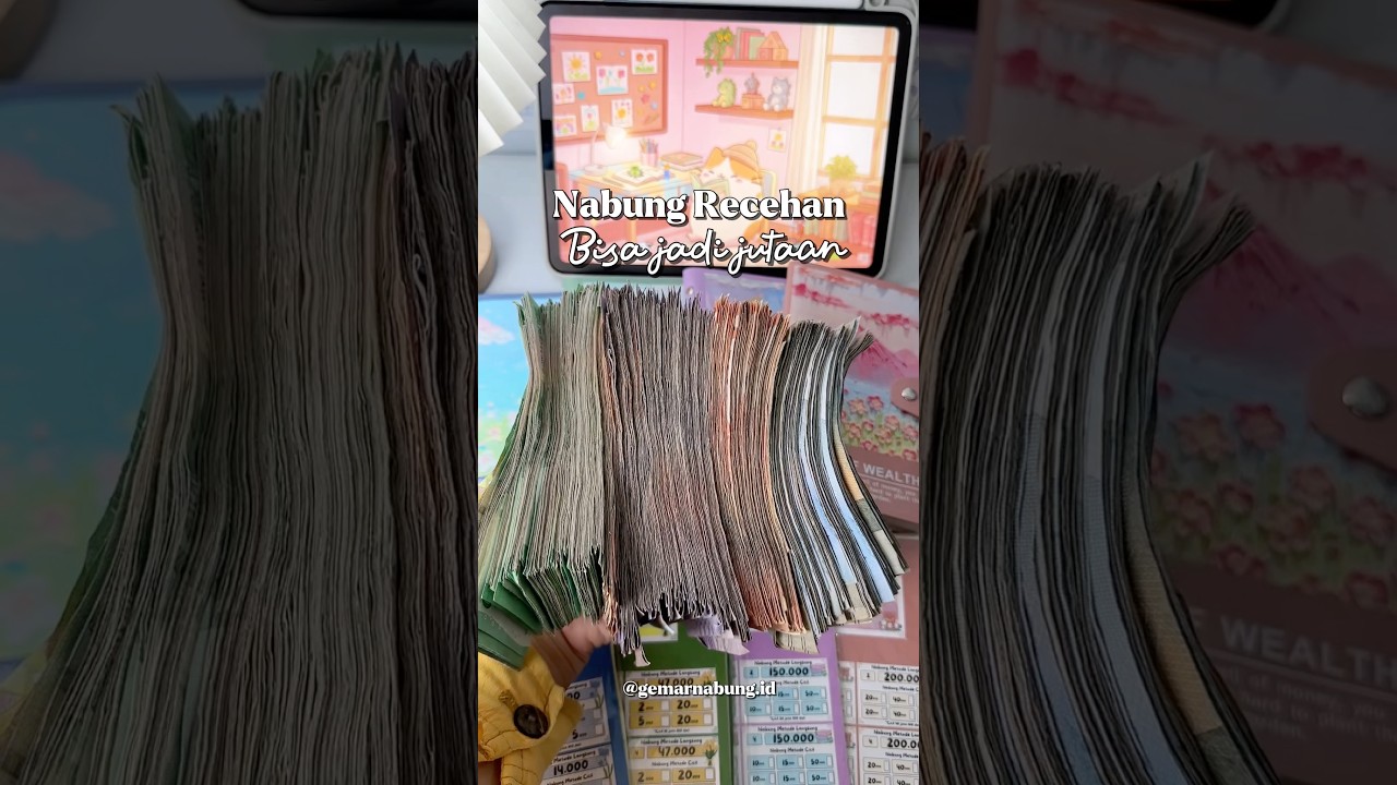 Nabung recehan bisa jadi jutaan #nabung #money #sinkingfunds