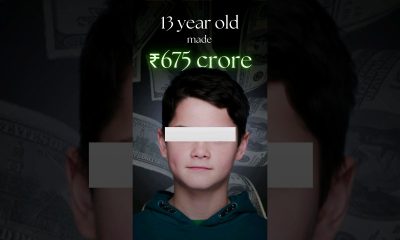 13 year old makes 675 Crores HOW ?? #shorts #trending #bitcoin