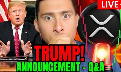 TRUMP Makes ANNOUNCEMENT! XRP Price WATCH LIVE NOW