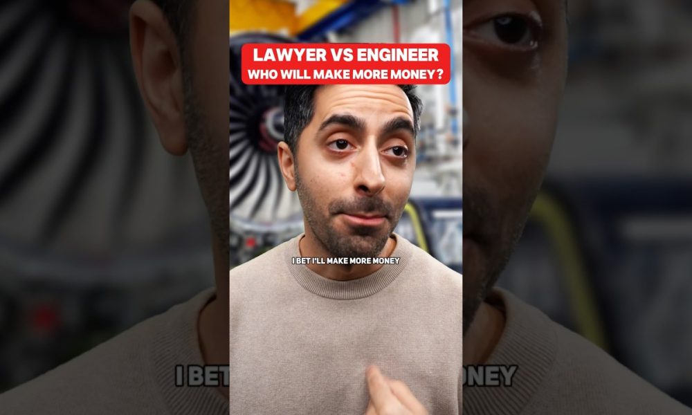 Mechanical Engineer VS Lawyer. Who's richer? #shorts #finance