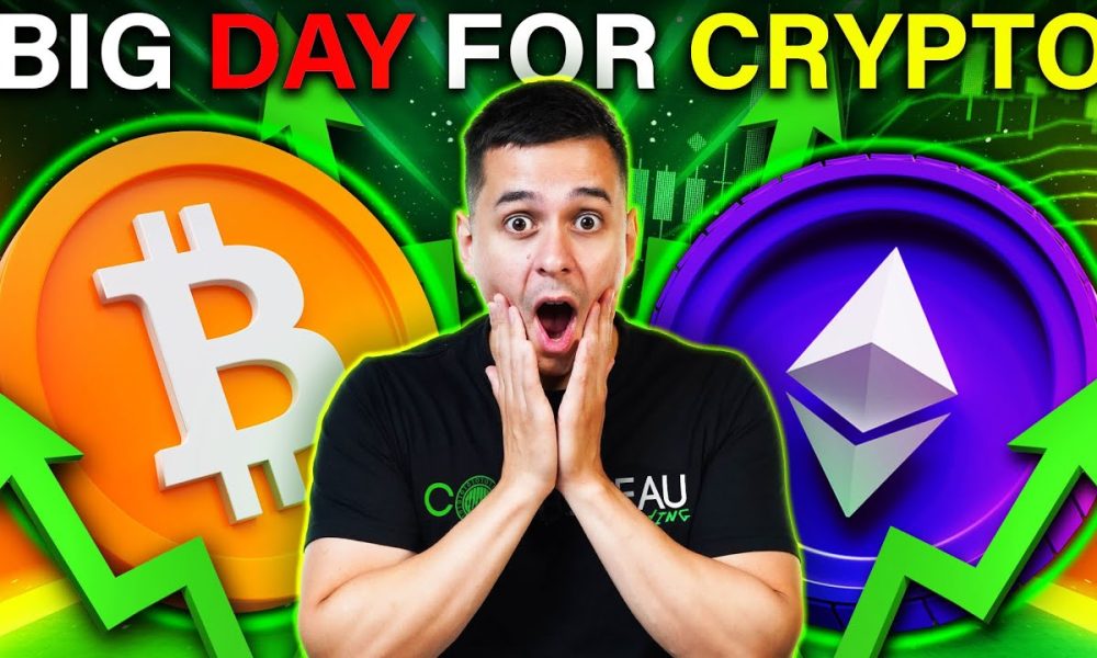 Today Is A BIG DAY FOR CRYPTO!! WATCH THIS ASAP!!